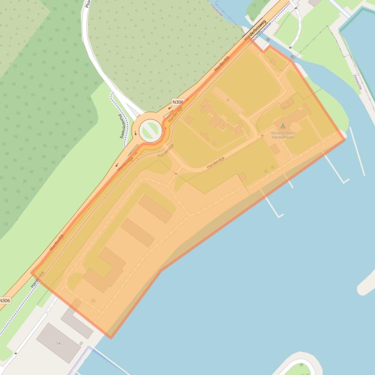 Kaart van postcodegebied 3898LP.