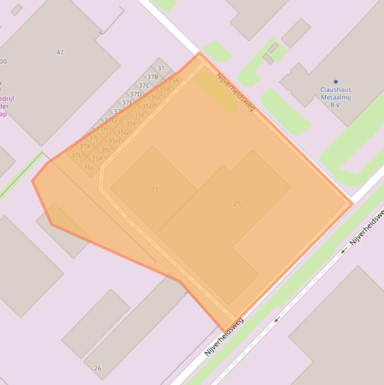 Kaart van postcodegebied 3899AD.