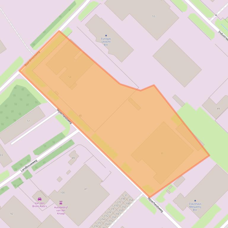 Kaart van postcodegebied 3899AJ.