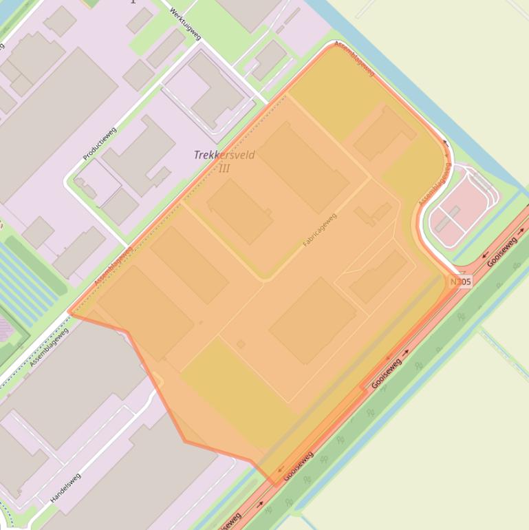 Kaart van postcodegebied 3899AV.