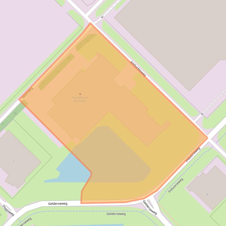 Kaart van postcodegebied 3899BL.