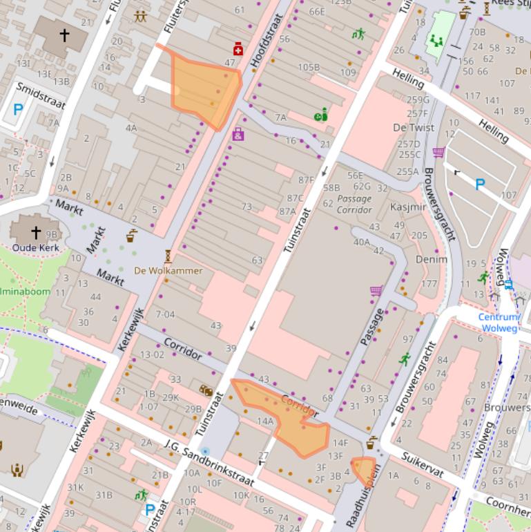 Kaart van postcodegebied 3901AC.