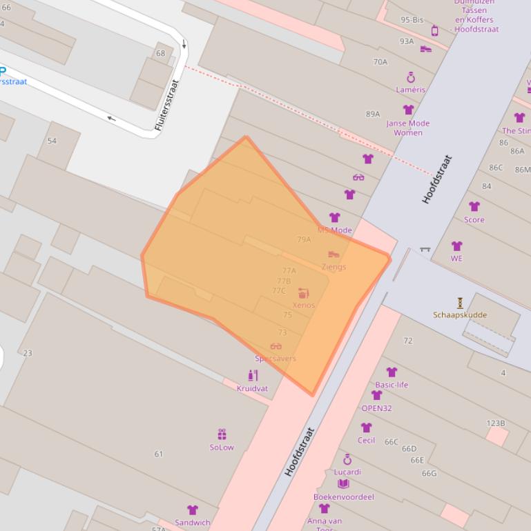 Kaart van postcodegebied 3901AG.