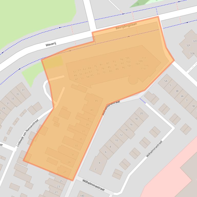 Kaart van postcodegebied 3901DB.