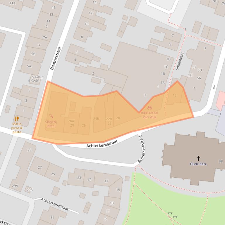 Kaart van postcodegebied 3901DS.
