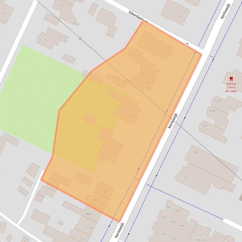 Kaart van postcodegebied 3901EH.