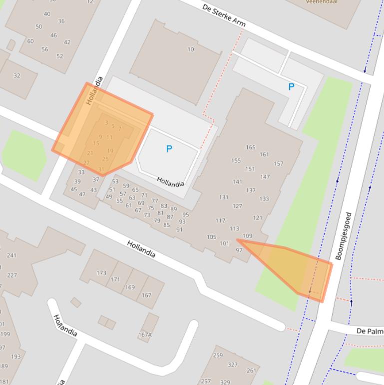 Kaart van postcodegebied 3901GG.