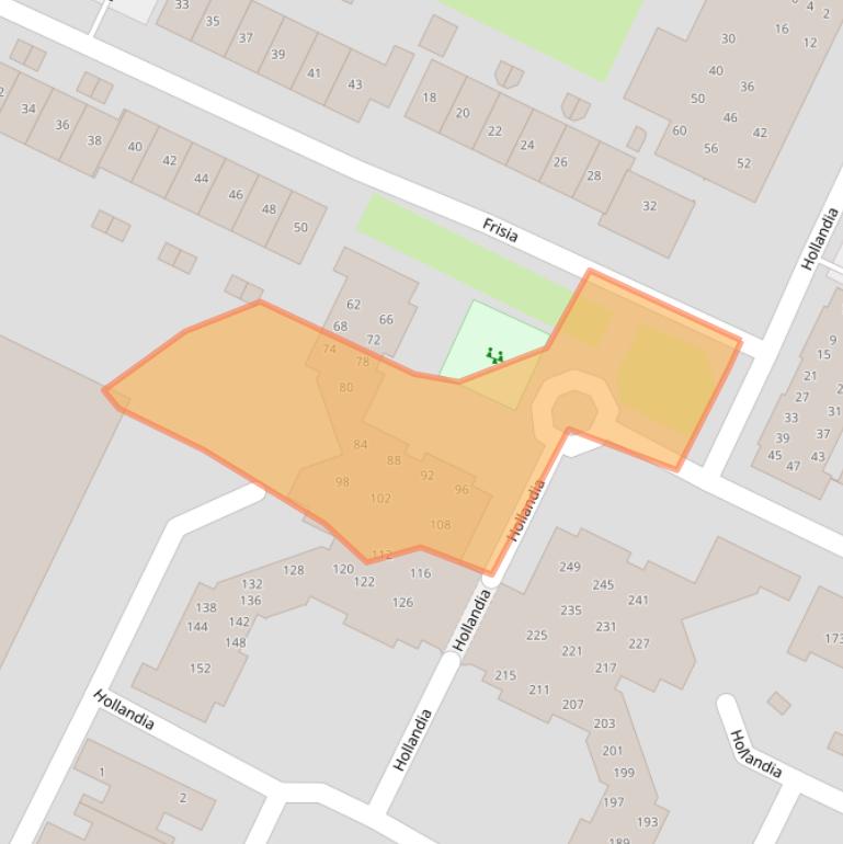 Kaart van postcodegebied 3901GP.