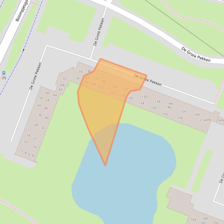 Kaart van postcodegebied 3901JE.