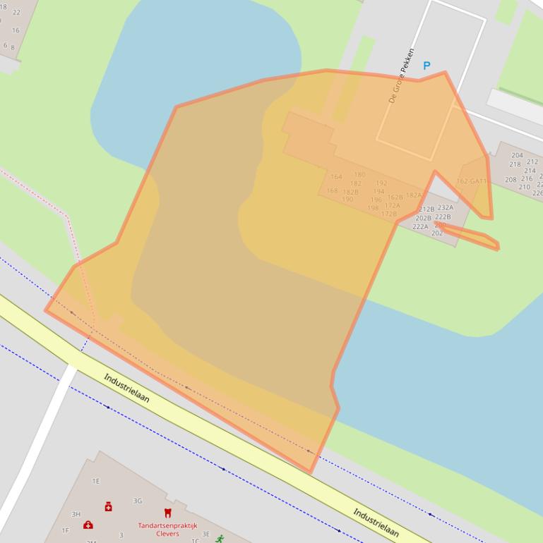 Kaart van postcodegebied 3901JH.