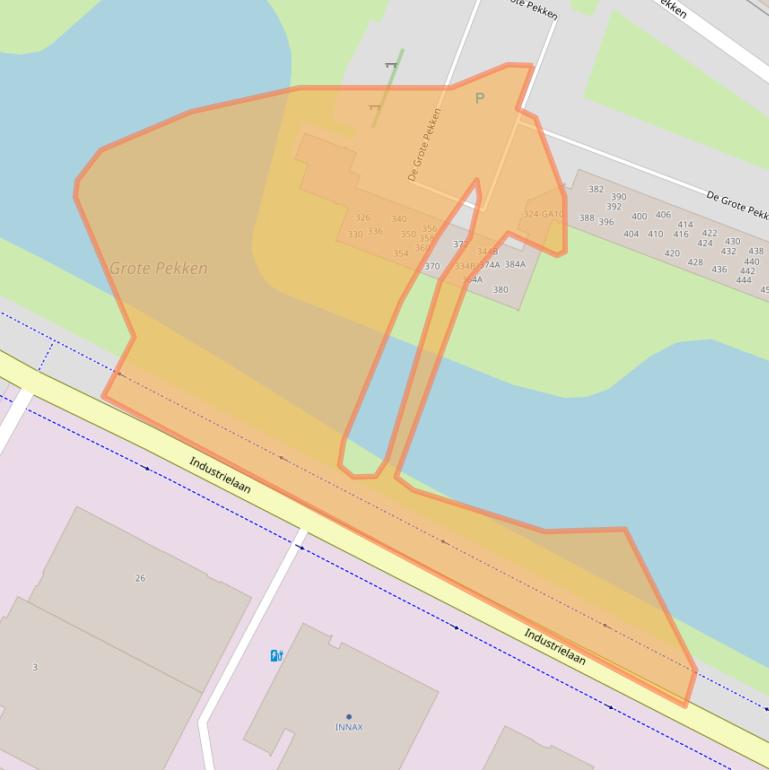 Kaart van postcodegebied 3901JM.