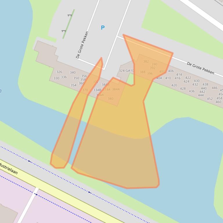 Kaart van postcodegebied 3901JN.