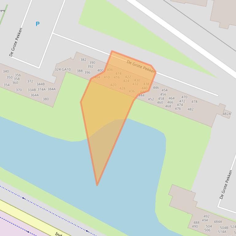 Kaart van postcodegebied 3901JP.