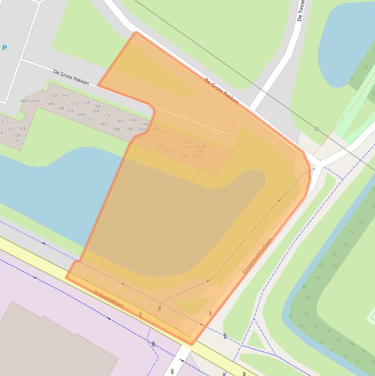 Kaart van postcodegebied 3901JW.