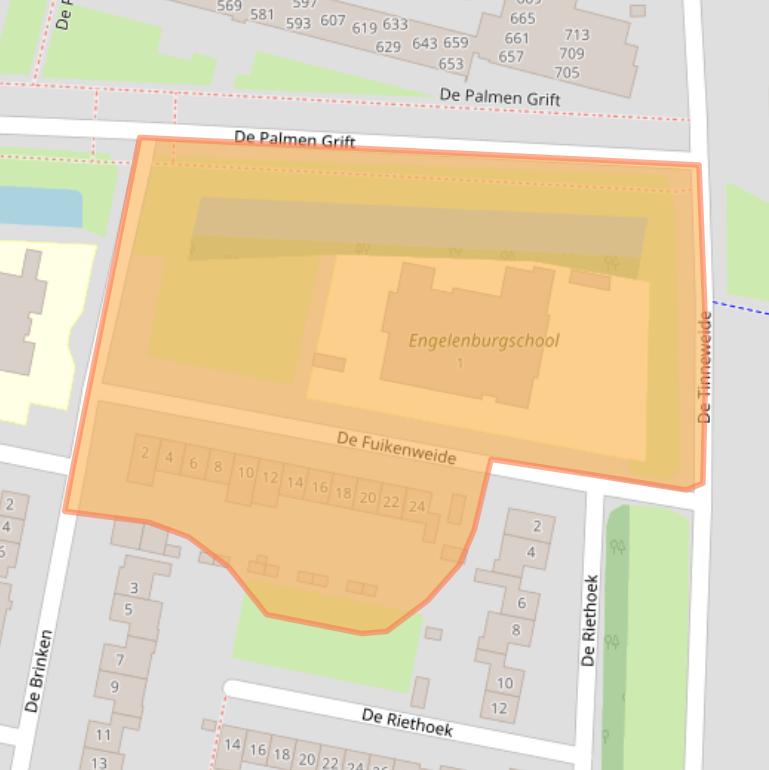 Kaart van postcodegebied 3901KD.