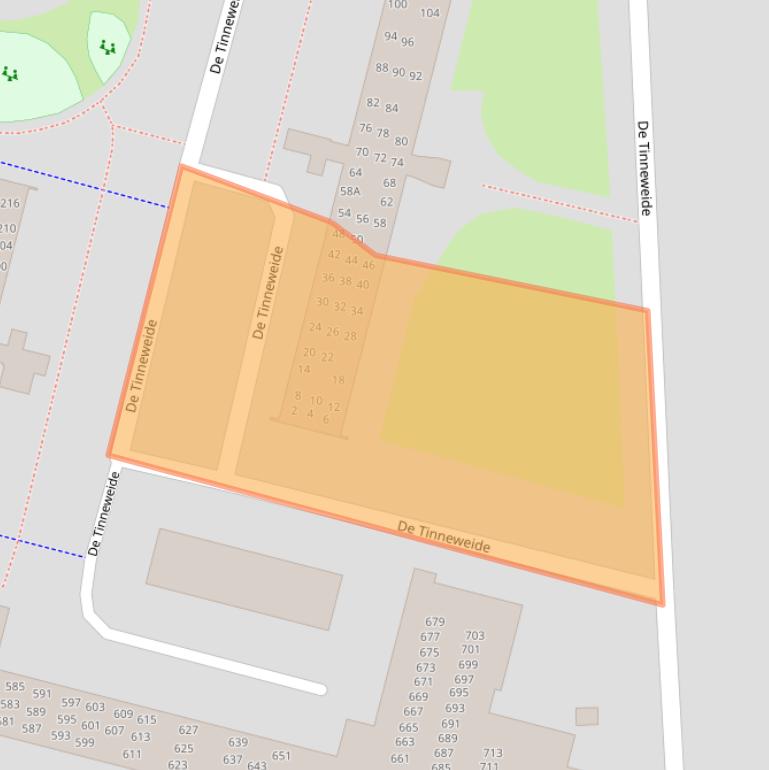 Kaart van postcodegebied 3901KK.