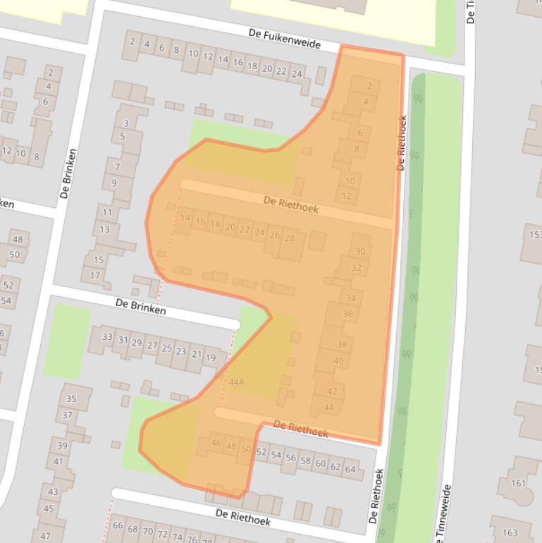 Kaart van postcodegebied 3901KS.