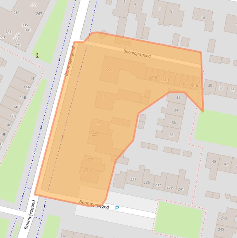 Kaart van postcodegebied 3901MG.