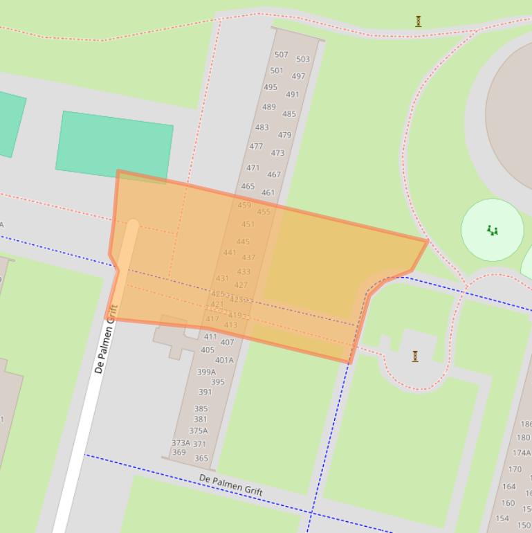 Kaart van postcodegebied 3901NL.