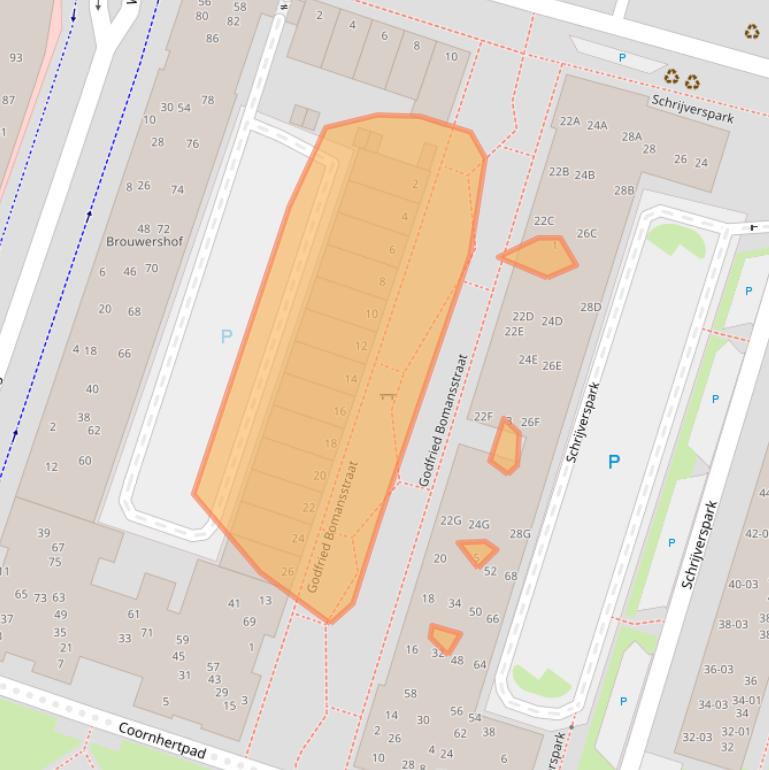 Kaart van postcodegebied 3901PA.