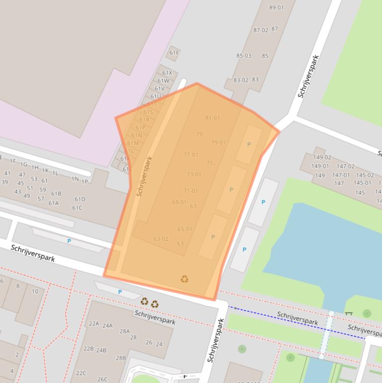 Kaart van postcodegebied 3901PC.