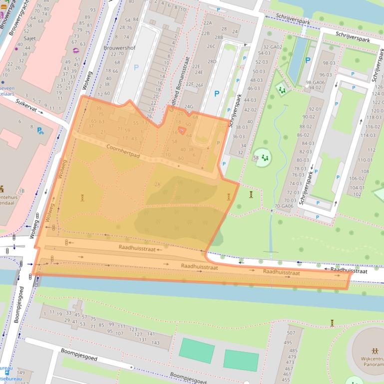 Kaart van postcodegebied 3901PN.