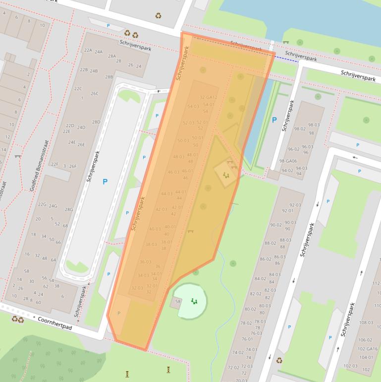 Kaart van postcodegebied 3901PP.