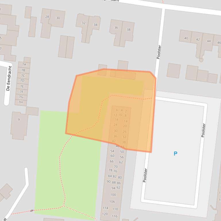 Kaart van postcodegebied 3901SB.