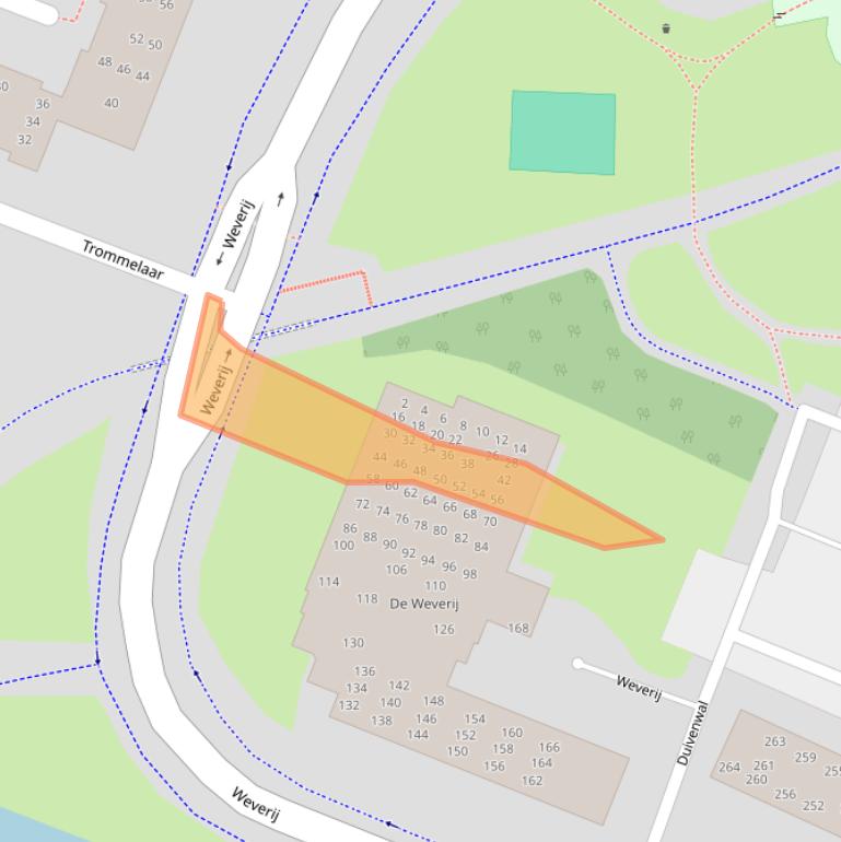 Kaart van postcodegebied 3901WC.