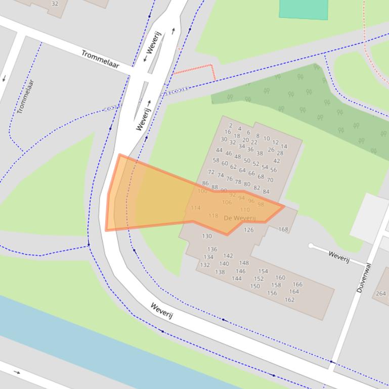 Kaart van postcodegebied 3901WE.