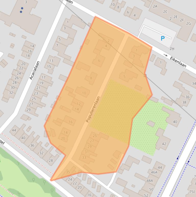 Kaart van postcodegebied 3901XB.