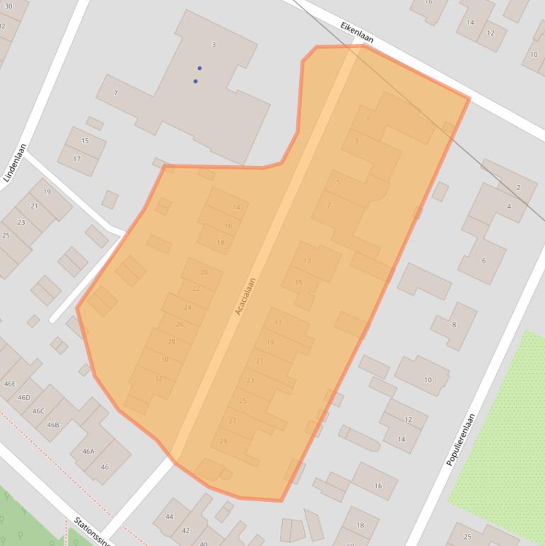 Kaart van postcodegebied 3901XC.