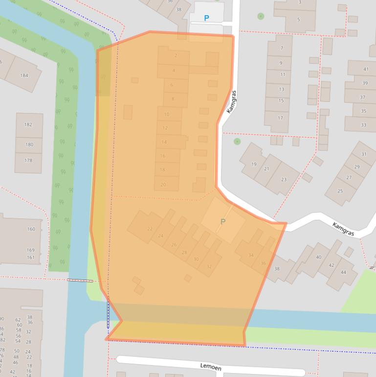 Kaart van postcodegebied 3902BC.