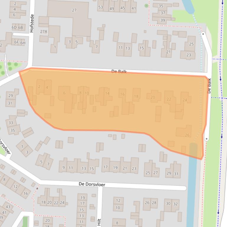 Kaart van postcodegebied 3902CD.