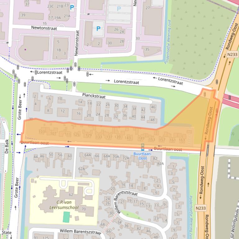 Kaart van postcodegebied 3902DA.