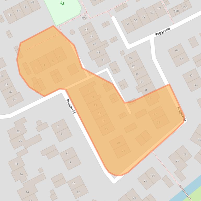 Kaart van postcodegebied 3902EC.