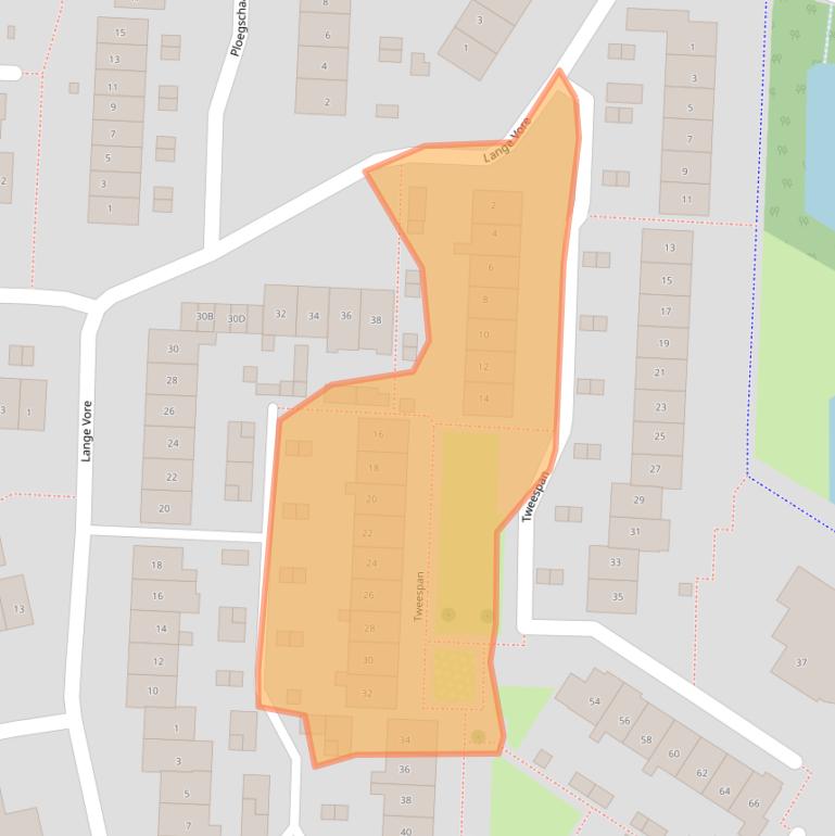 Kaart van postcodegebied 3902GG.