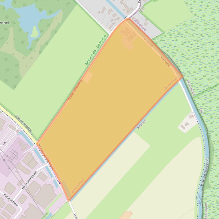 Kaart van postcodegebied 3902HC.