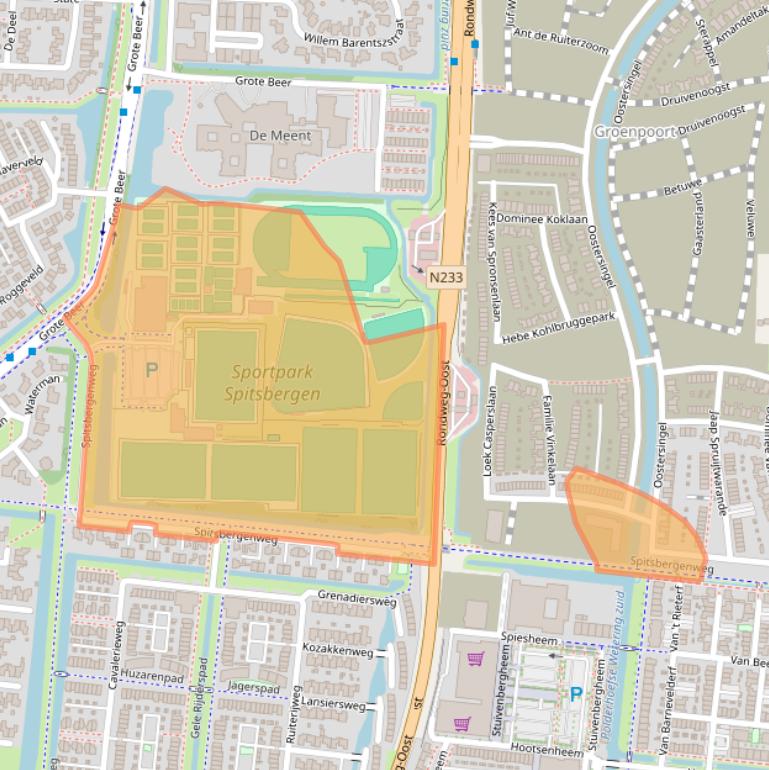 Kaart van postcodegebied 3902HL.