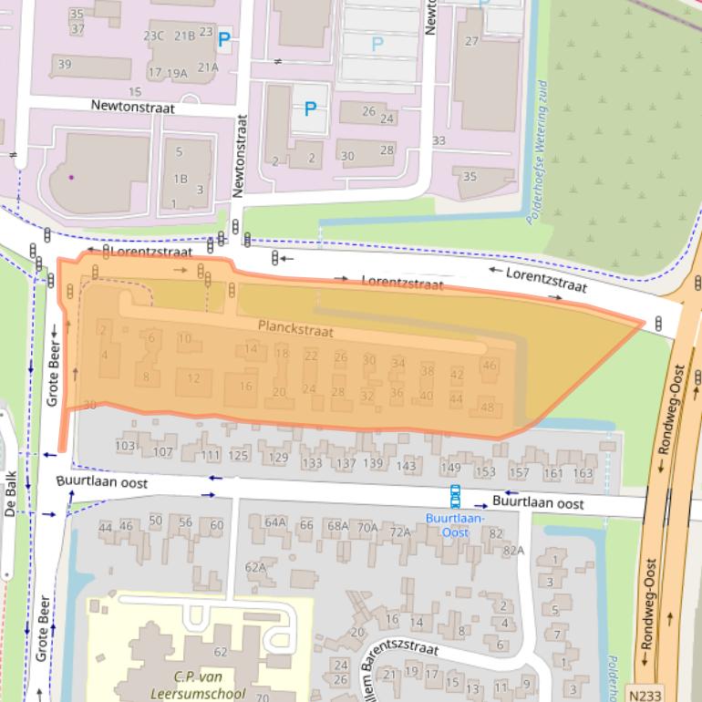 Kaart van postcodegebied 3902HS.