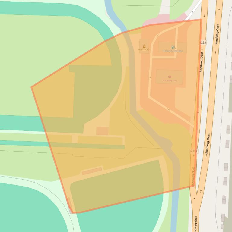 Kaart van postcodegebied 3902HZ.