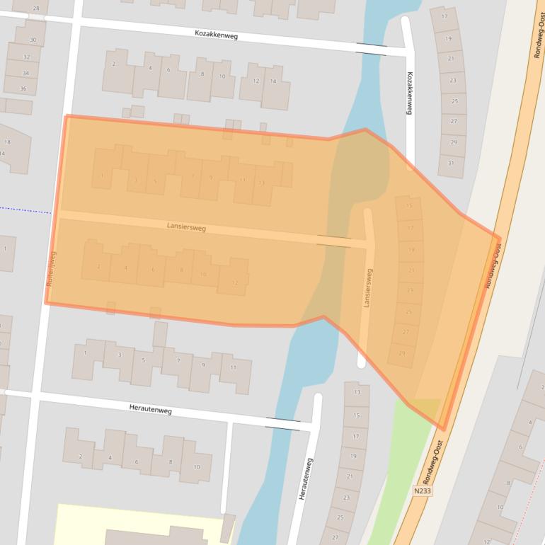 Kaart van postcodegebied 3902JE.