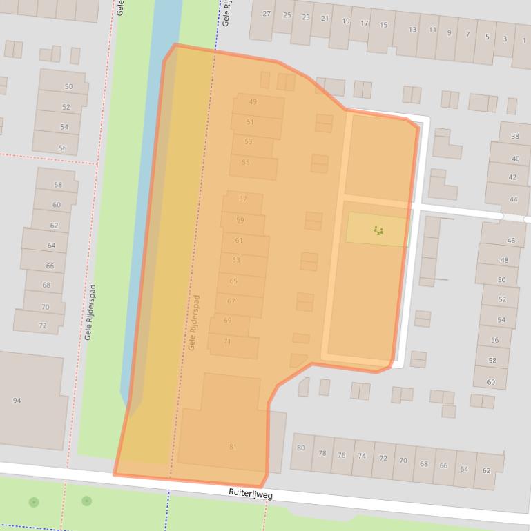 Kaart van postcodegebied 3902JK.