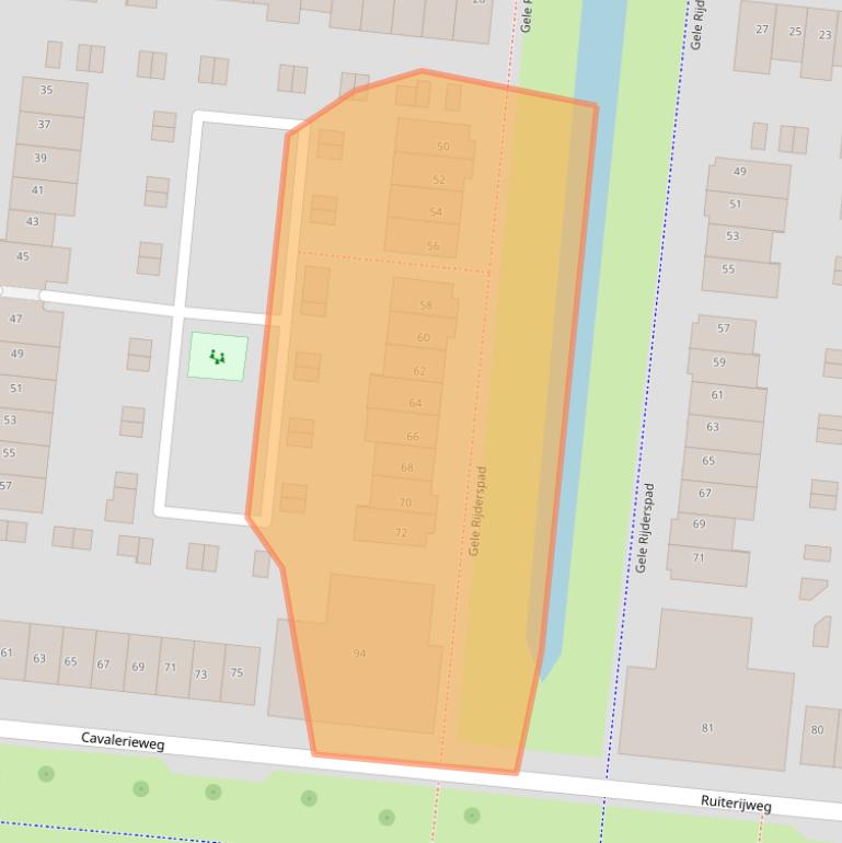 Kaart van postcodegebied 3902JM.