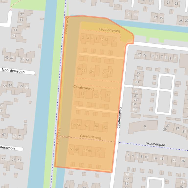 Kaart van postcodegebied 3902JN.