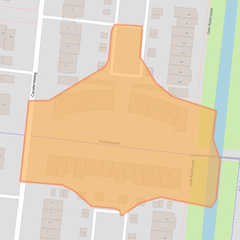 Kaart van postcodegebied 3902JT.