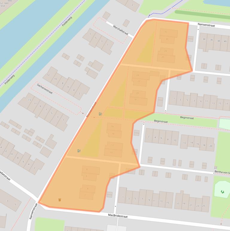 Kaart van postcodegebied 3902KE.