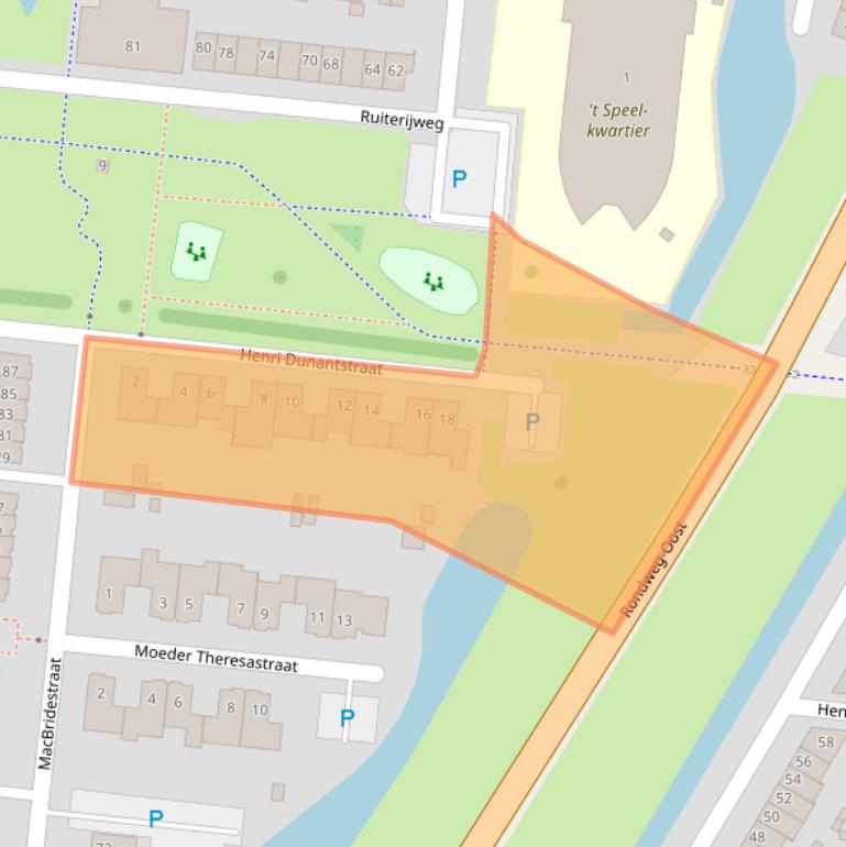 Kaart van postcodegebied 3902KH.