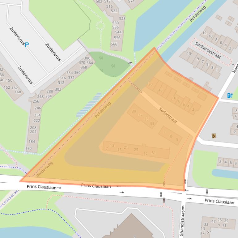 Kaart van postcodegebied 3902KT.