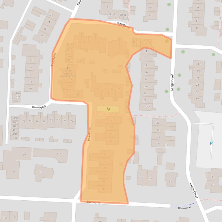 Kaart van postcodegebied 3902RN.